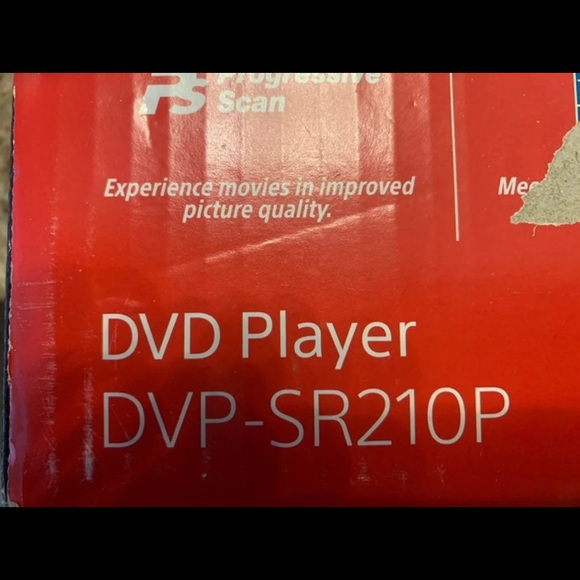 Sony DVD Player - Model DVP-SR210P